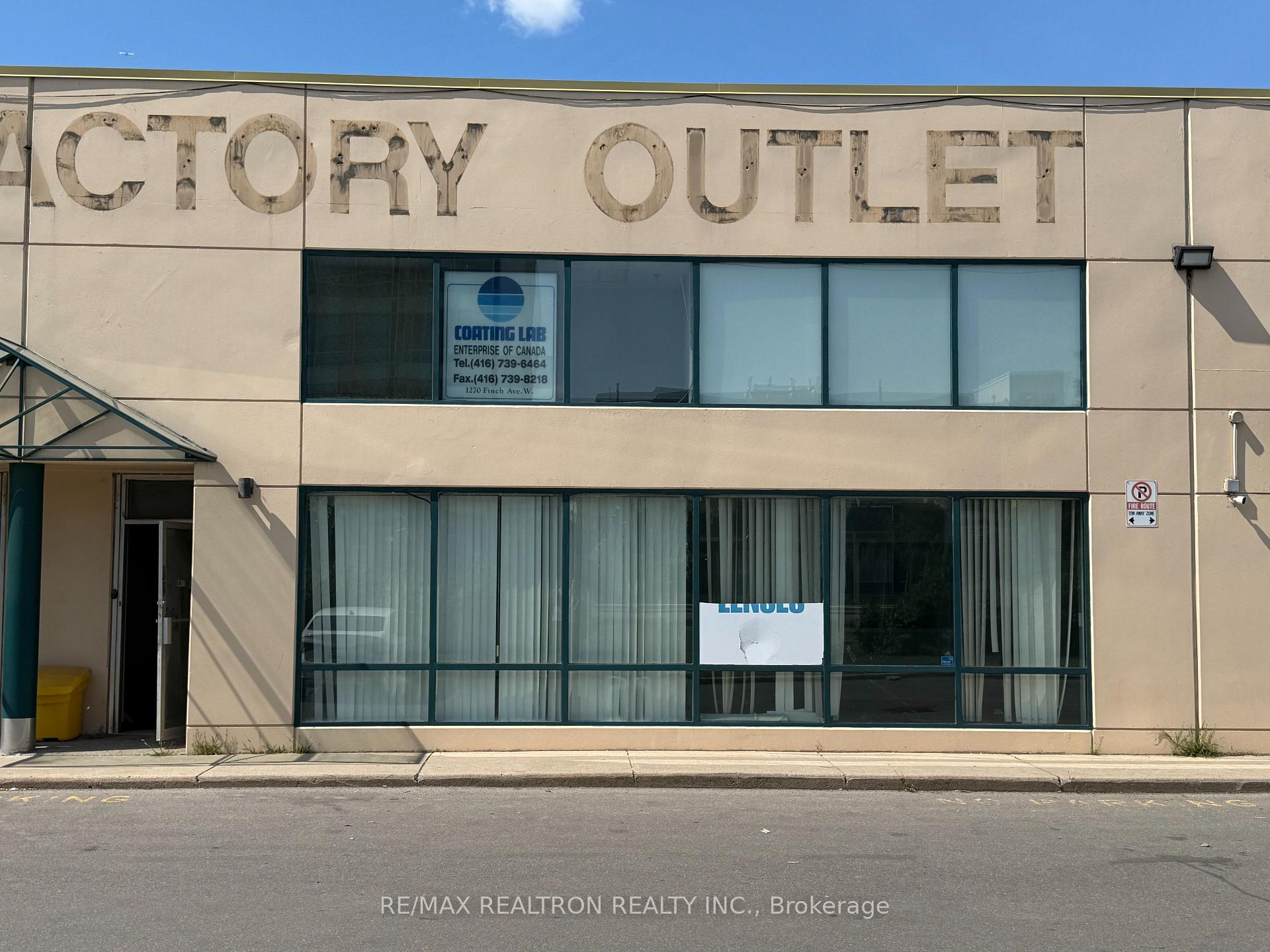 3 - 1270 Finch Avenue W Toronto Ontario Canada Sale commercial Zac Koshy RE/MAX Realtron Realty Inc., Brokerage*