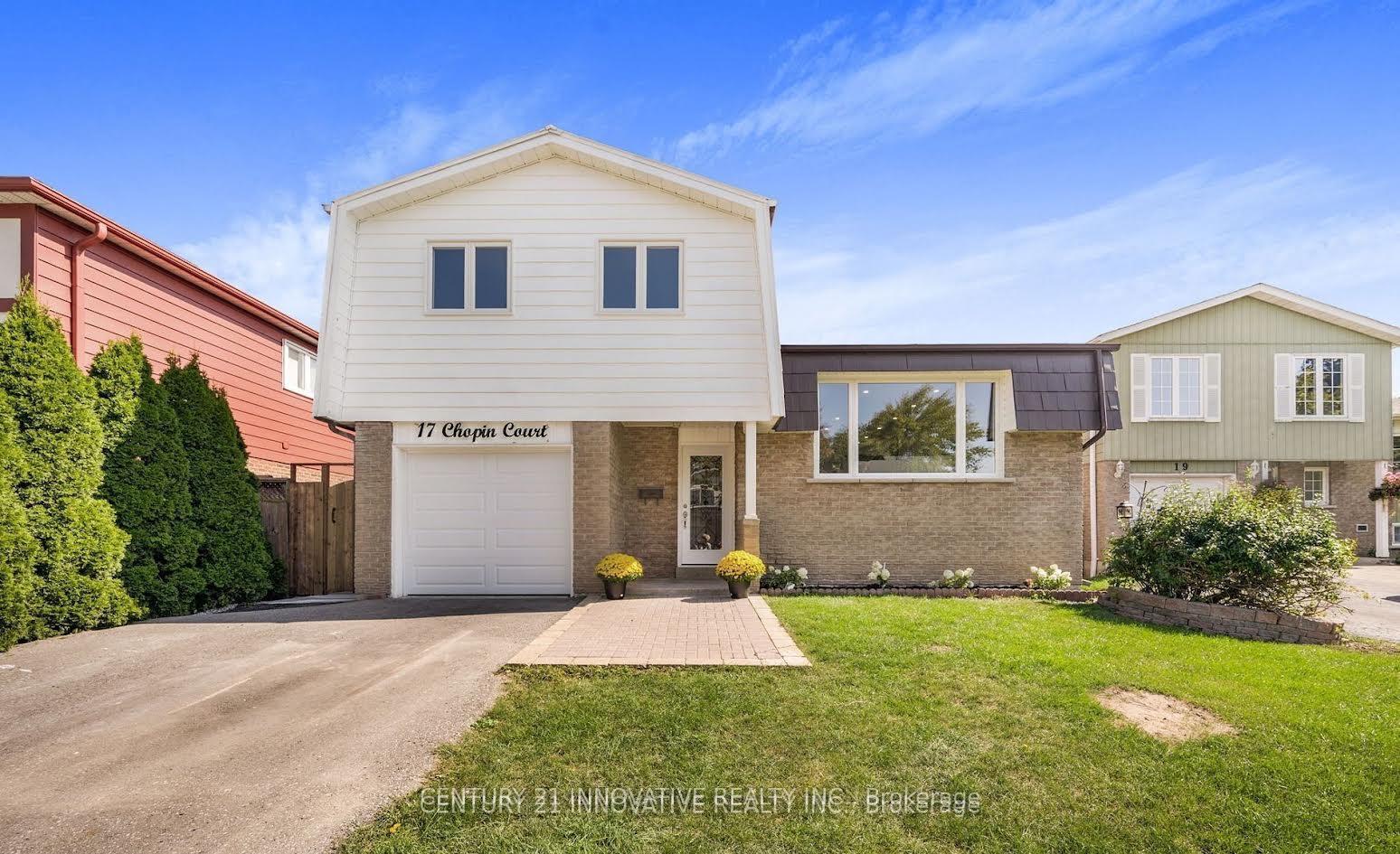 17 Chopin Court Whitby Ontario Canada Rent residential Richard Alfred Century 21 Innovative Realty Inc., Brokerage *