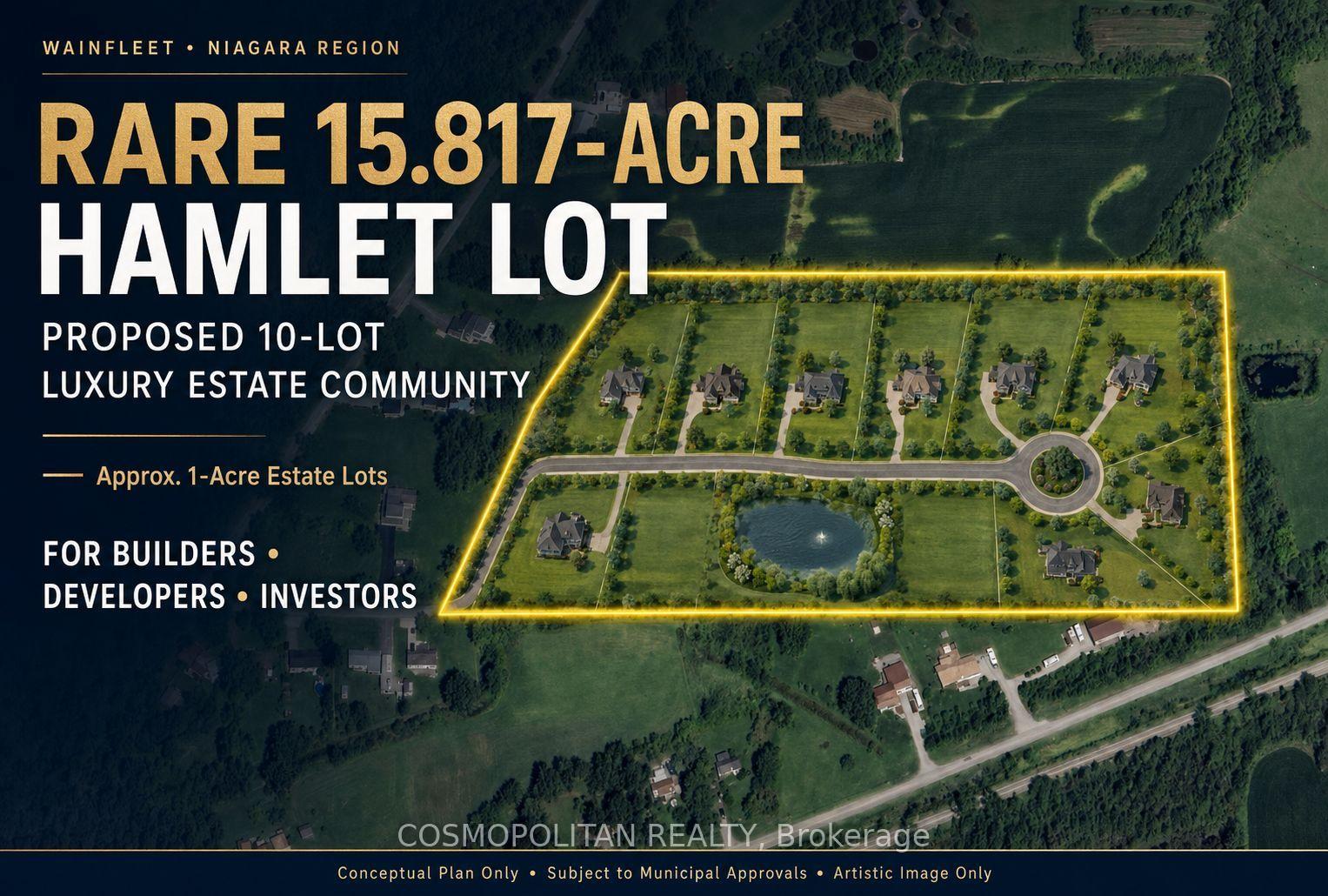 0 Mill Race Road Wainfleet Ontario Canada Sale residential   COSMOPOLITAN REALTY BROKERAGE