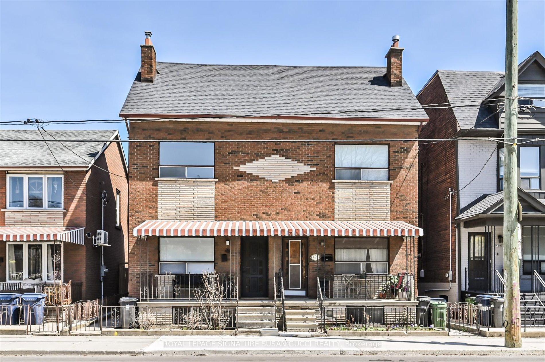 493 Ossington Avenue Toronto Ontario Canada Sold residential Susan Bodie Bosley Real Estate Ltd., Brokerage *