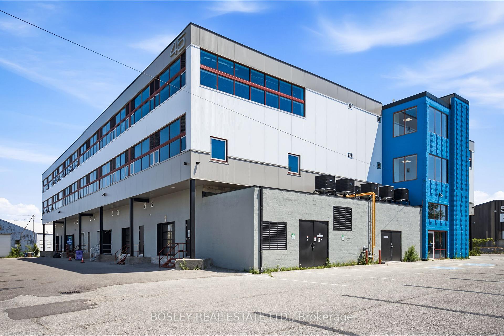 314 - 45 Industrial Street Toronto Ontario Canada Lease commercial Zach Henley Bosley Real Estate Ltd., Brokerage *