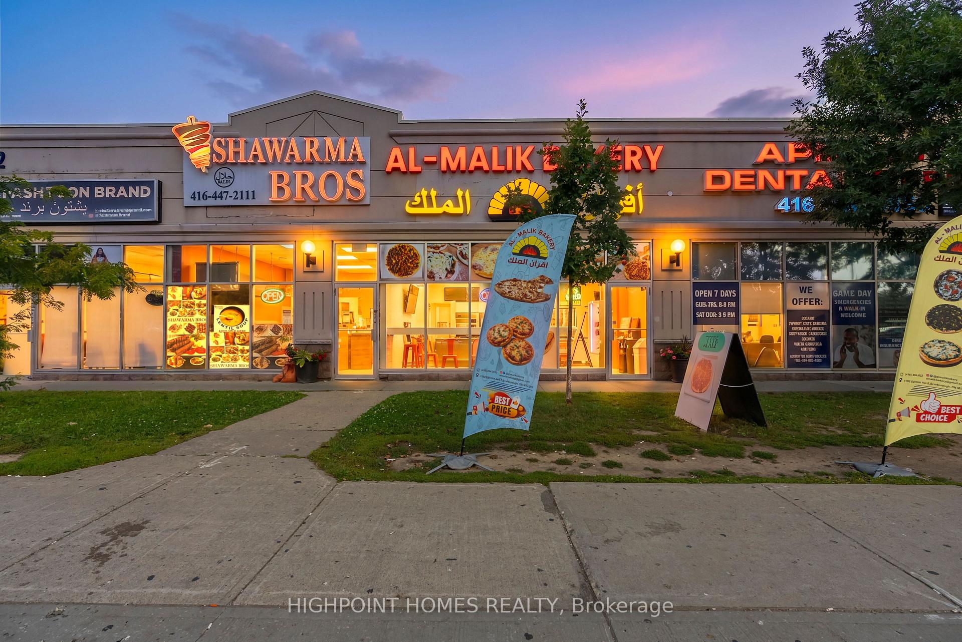 2 - 3192 Eglinton Avenue E Toronto Ontario Canada Sale commercial Uzain Ali Highpoint Homes Realty., Brokerage*