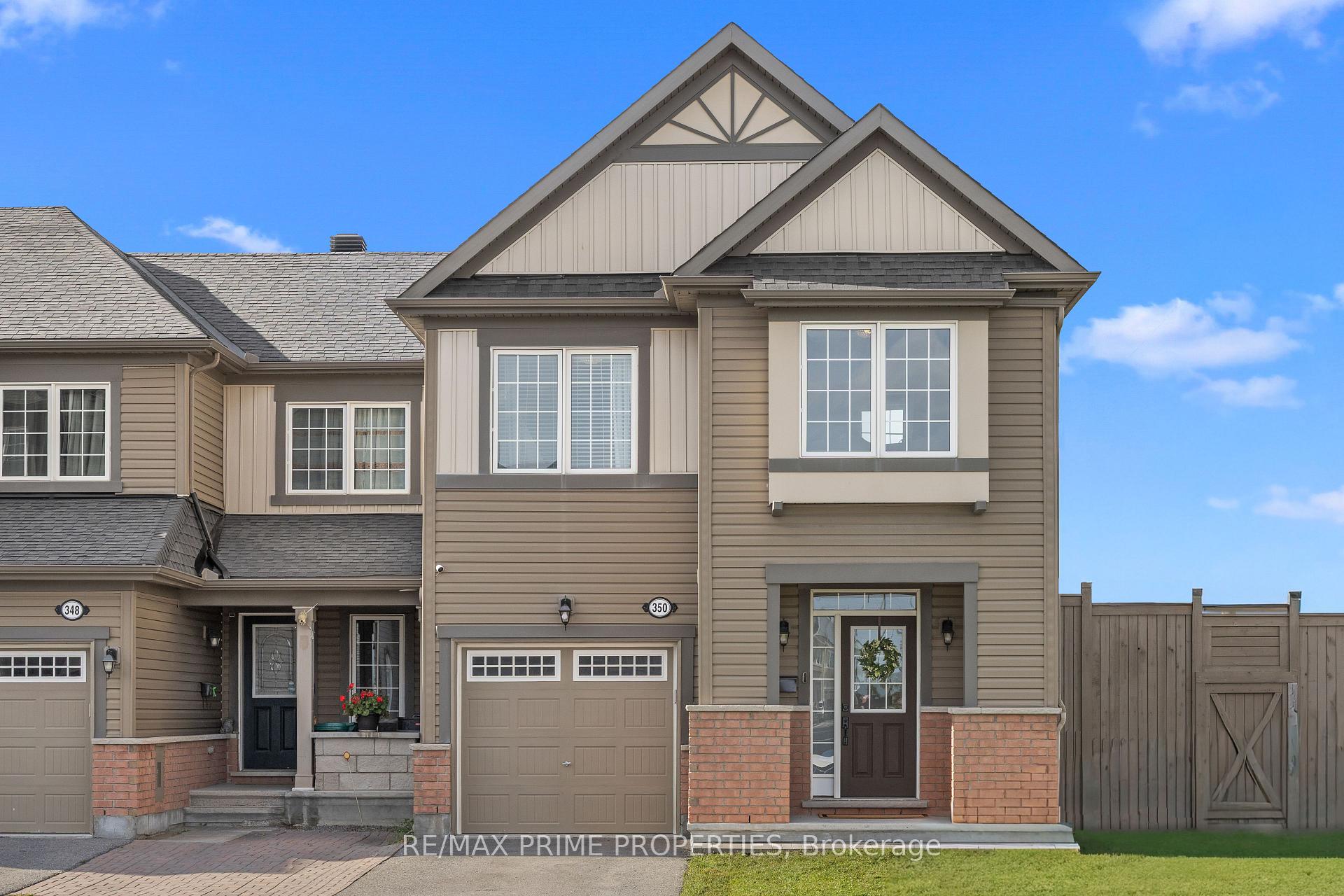 350 Sweetfern Crescent Ottawa Ontario Canada Sale residential   RE/MAX PRIME PROPERTIES  Brokerage
