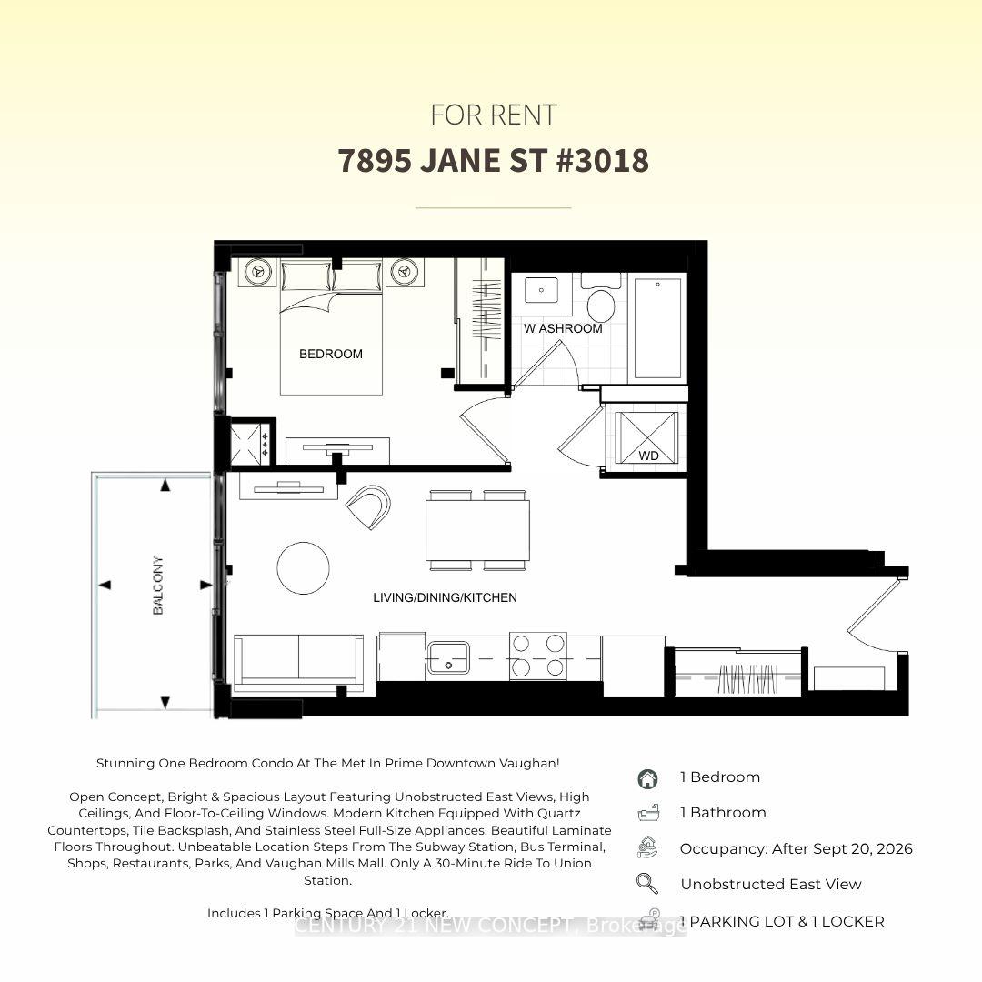 3018 - 7895 Jane Street Vaughan Ontario Canada Rent residential HELEN KIM Century 21 New Concept, Brokerage*