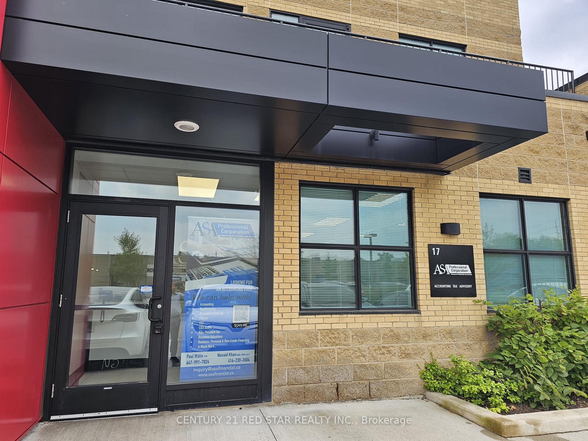 17 - 2155 Dunwin Drive Mississauga Ontario Canada Lease commercial   CENTURY 21 RED STAR REALTY Inc. Brokerage*