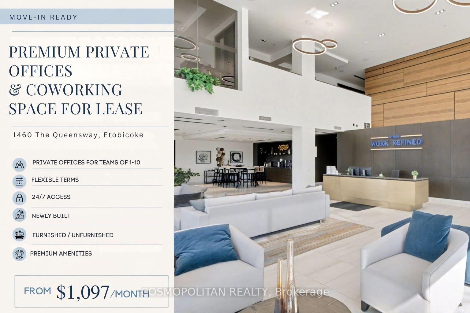 119 - 1460 The Queensway Avenue Toronto Ontario Canada Lease commercial   MOVETA REALTY INC., Brokerage*