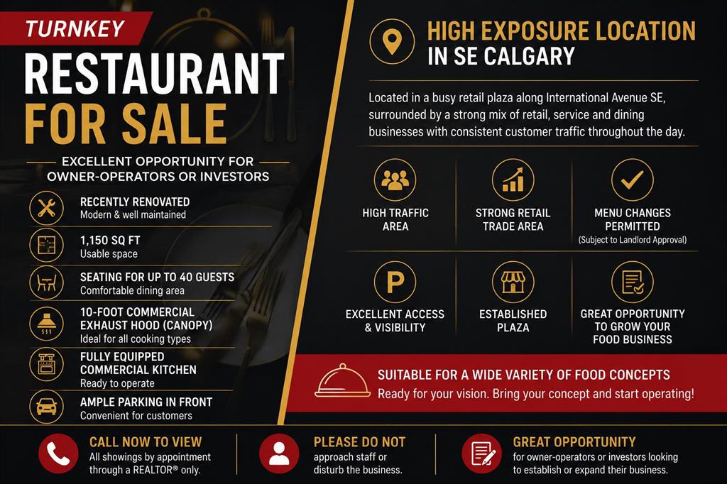 17 Av AV SE Calgary Alberta Canada Lease commercial   DREAMHOUSE REALTY LTD.