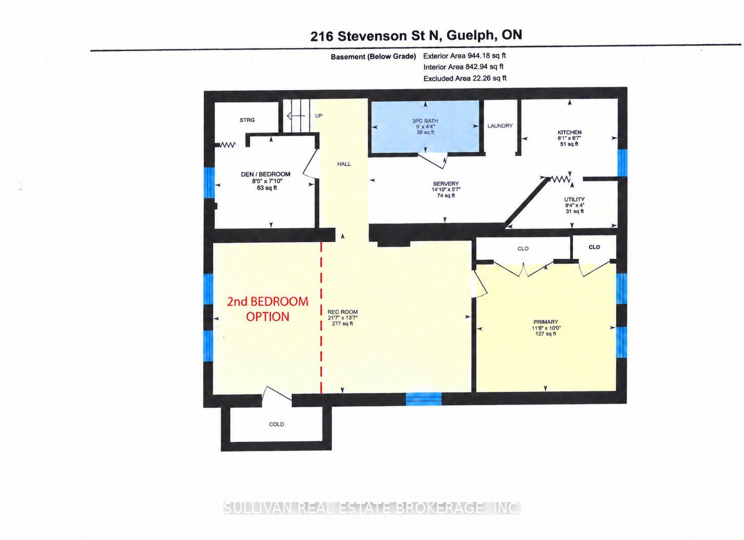 Basement Apartm - 216 Stevenson Street N, Guelph 4