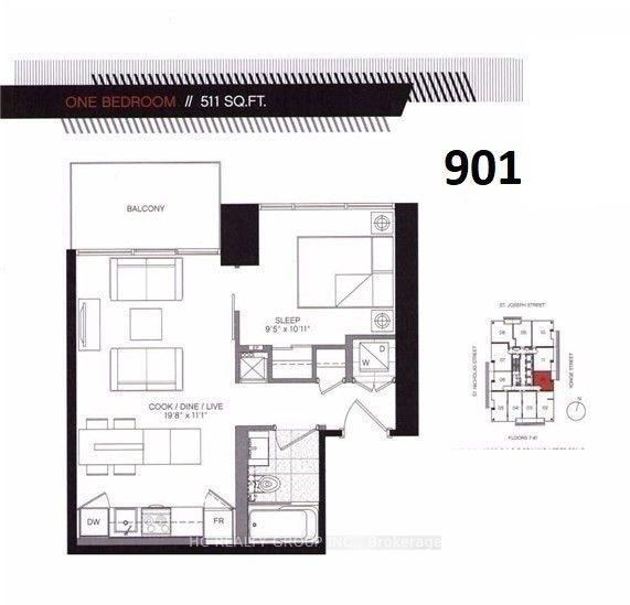 901 - 5 St Joseph Street, Toronto 2