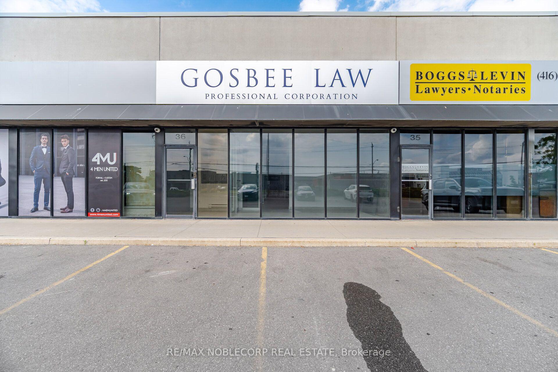 36 - 4040 Steeles Avenue W Vaughan Ontario Canada Lease commercial Maria Bifolchi Re/Max Noblecorp Real Estate, Brokerge*
