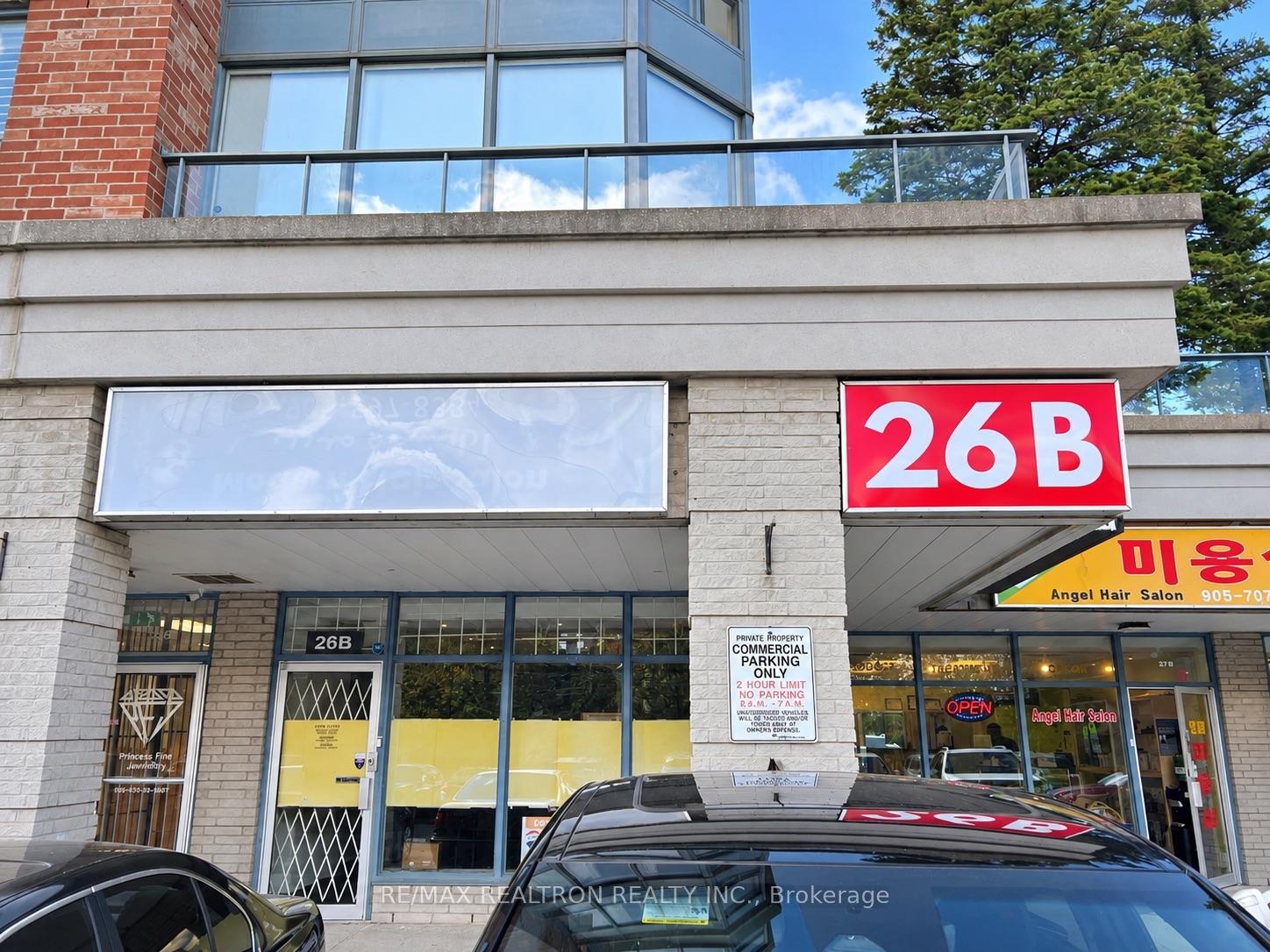 26B - 7378 Yonge Street Vaughan Ontario Canada Lease commercial Zac Koshy RE/MAX Realtron Realty Inc., Brokerage*