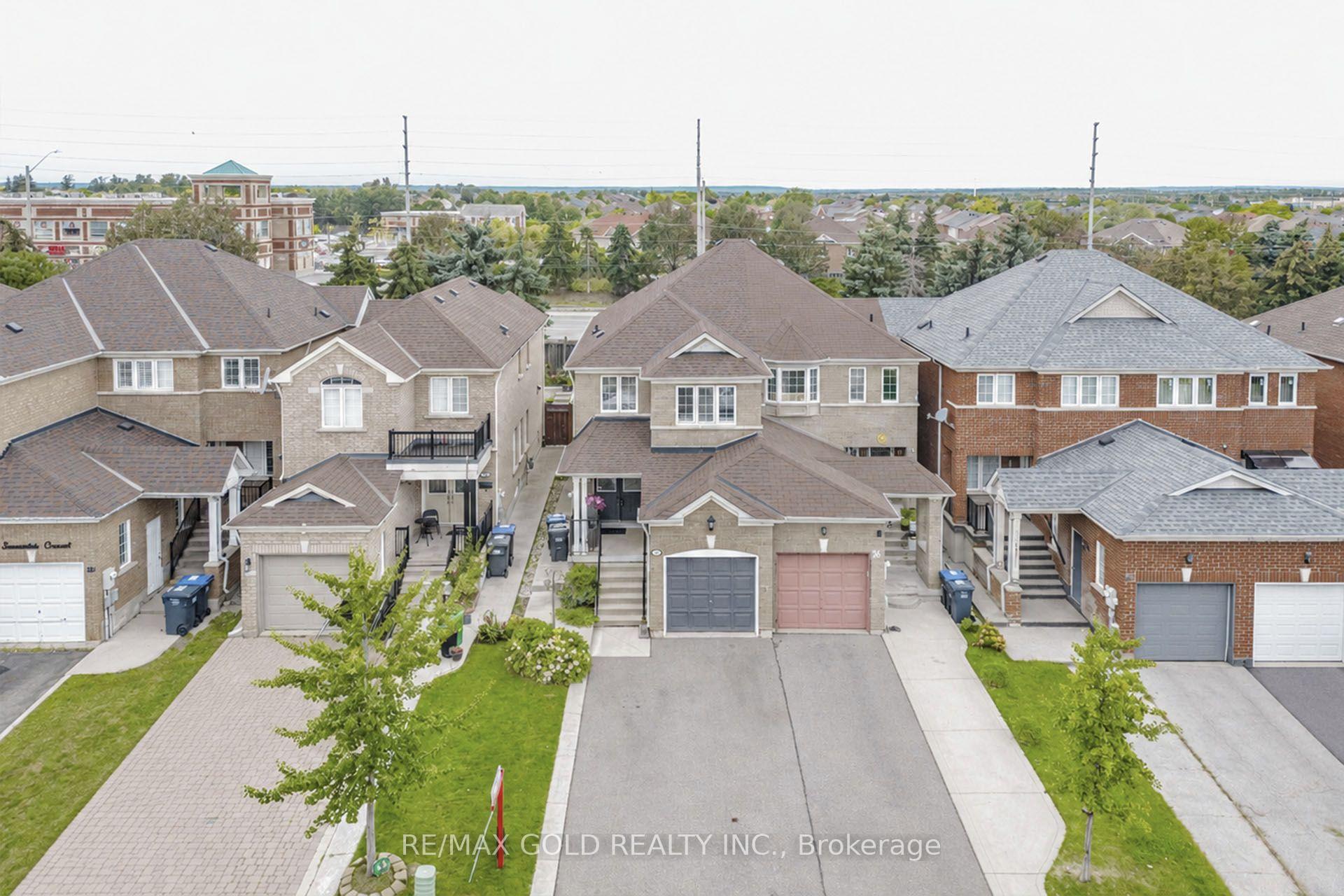 36 Summerdale Crescent Brampton Ontario Canada Sale residential Garry Thind RE/MAX Gold Realty Inc., Brokerage*