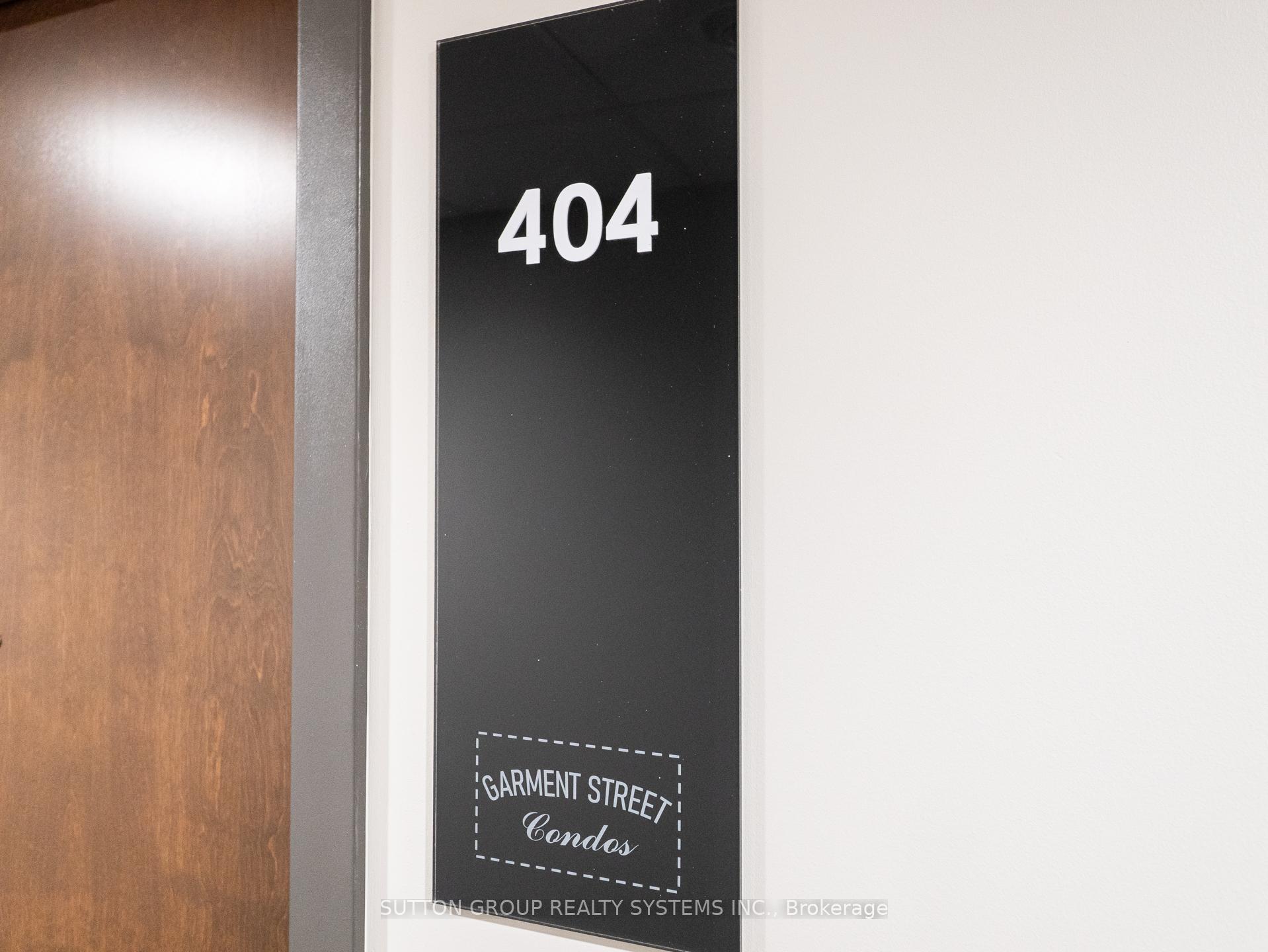 404 - 108 Garment Street Kitchener Ontario Canada Sale residential Shashi Ramu Sutton Group Realty Systems Inc, Brokerage *