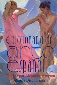 Portada de Diccionario de arte español