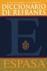 Portada de Diccionario de refranes Espasa