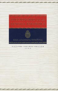 Portada de Diccionario de la lengua española