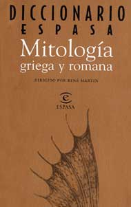 Portada de Diccionario Espasa de mitología griega y romana