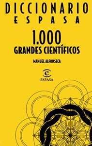 Portada de Diccionario Espasa 1.000 grandes científicos