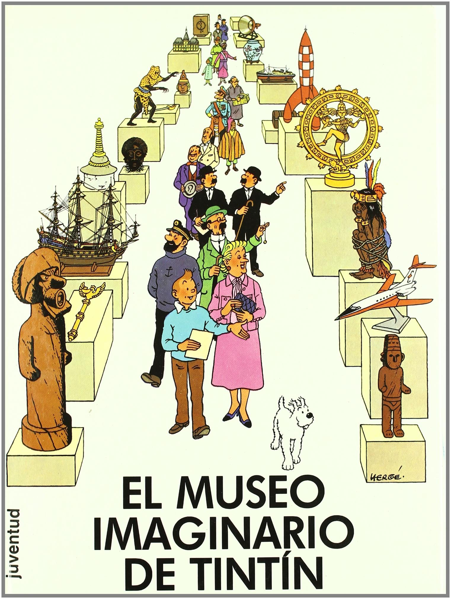 Portada de El museo imaginario de Tintín