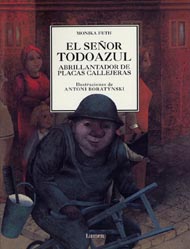 Portada de El Señor Todoazul: abrillantador de placas callejeras
