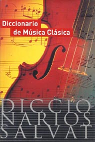 Portada de Diccionario de música clásica