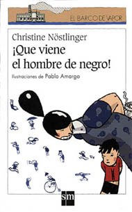 Portada de ¡Que viene el hombre de negro!