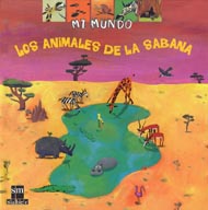 Portada de Los animales de la sabana