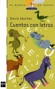 Portada de Cuentos con letras