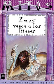 Portada de Zeus vence a los Titanes. El enfado de la diosa Hera