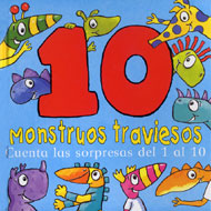 Portada de 10 monstruos traviesos