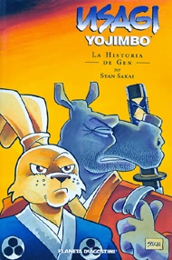 Portada de Usagi Yojimbo. La historia de Gen