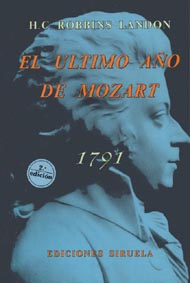 Portada de 1791 El último año de Mozart