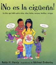 Portada de ¡No es la cigüeña!