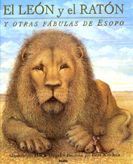 Portada de El león y el ratón y otras fábulas de Esopo