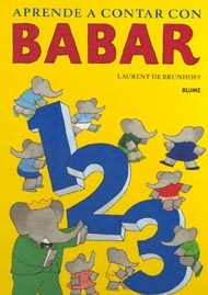 Portada de Aprende a contar con Babar