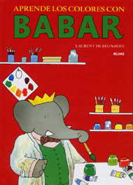 Portada de Aprende los colores con Babar
