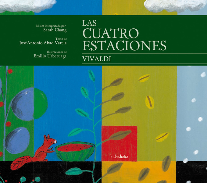 Portada de cuatro estaciones. Vivaldi