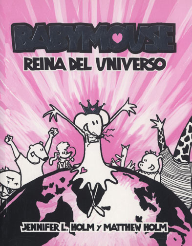 Portada de Babymouse. Reina del universo