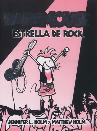 Portada de Babymouse. Estrella de rock
