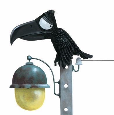 Ilustración de Cuervo