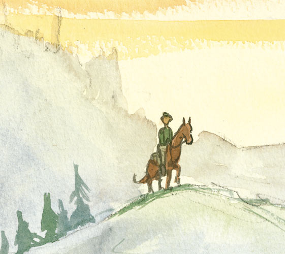 Ilustración de La señora de los libros