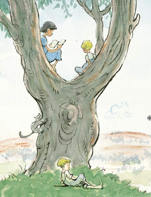 Ilustración de La señora de los libros