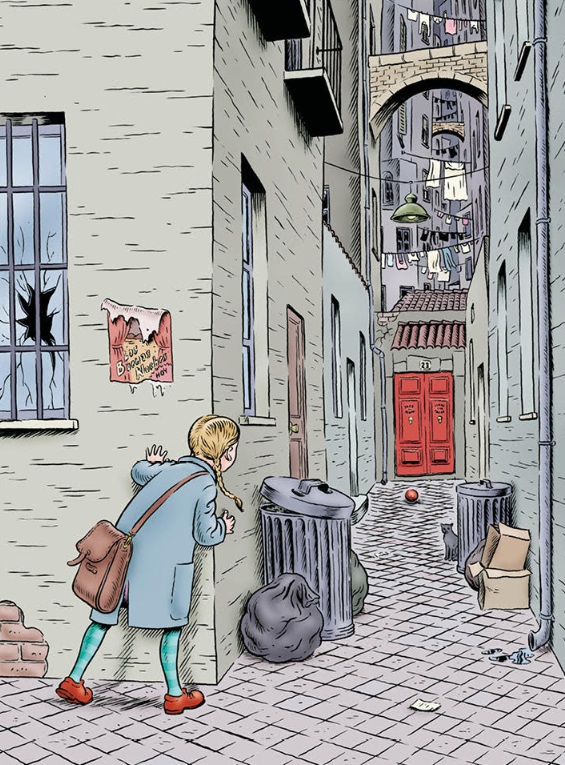 Ilustración de Al final. Un cuento ilustrado