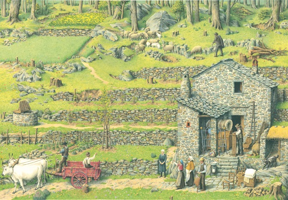 Ilustración de La casa