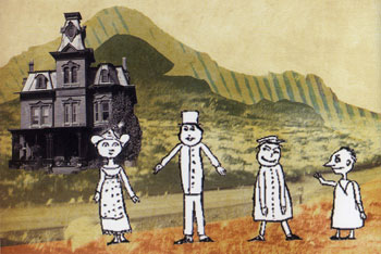 Ilustración de El cuento de los cuatro niños que dieron la vuelta al mundo (y algunos limericks)