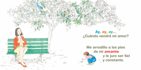Ilustración de Estaba la pájara pinta