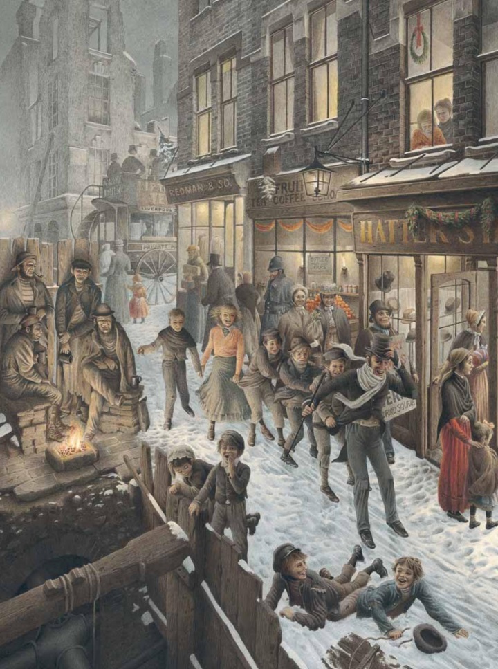 Ilustración de Canción de Navidad