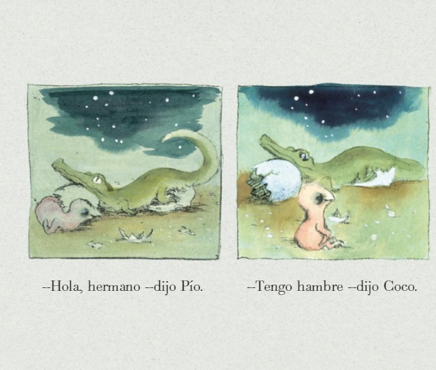 Ilustración de Coco y Pío