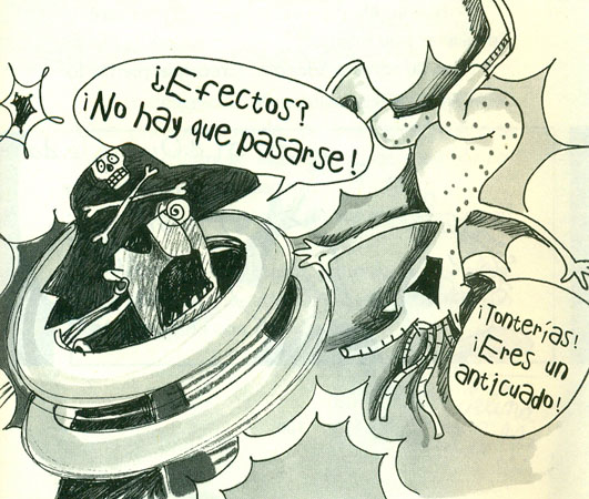 Ilustración de ¡Ay del que se ría!