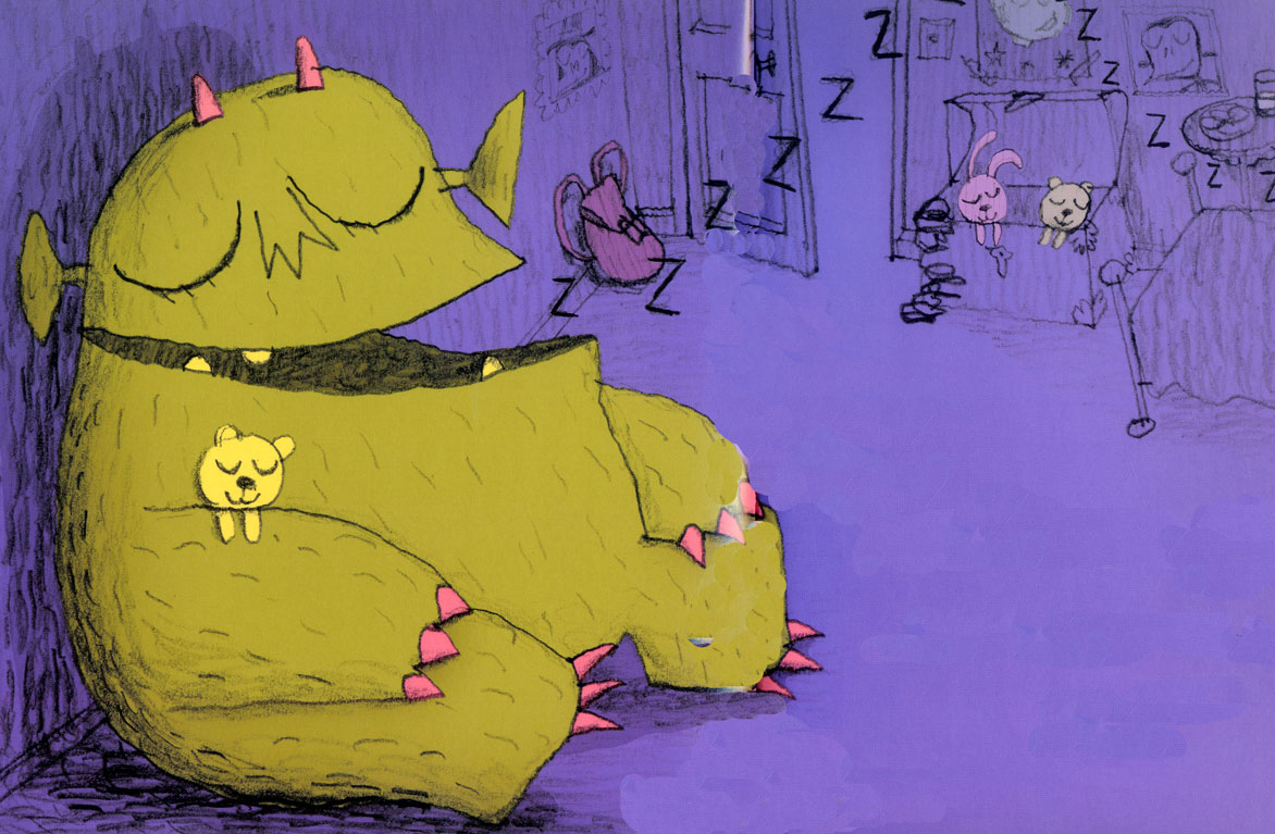 Ilustración de ¡A dormir, monstruos!